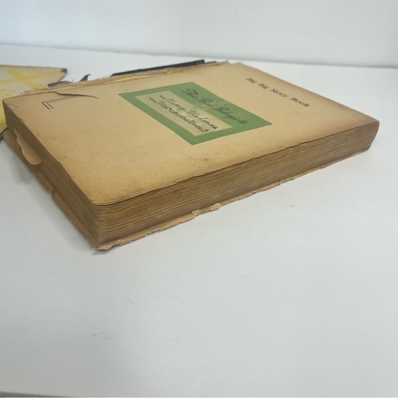 big big story book hard cover 1938 whitman publishing collect crafts repurpose - Picture 6 of 12